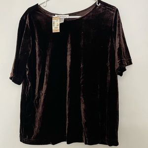 Velvet blouse